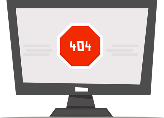 Creative 404 Error Page Design in Bootstrap Template with Red color